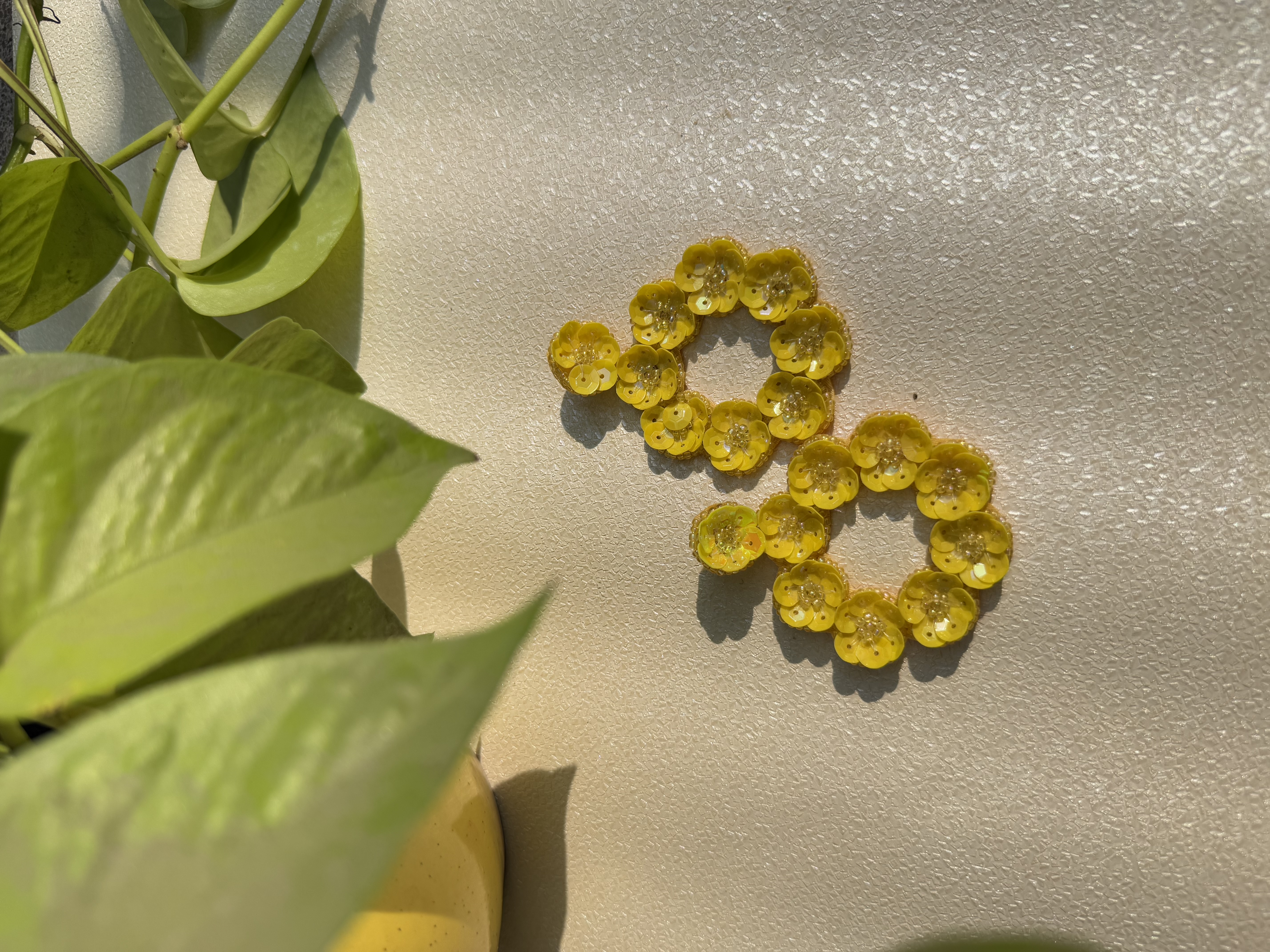 Lemon Luxe Handmade Beaded Earrings
