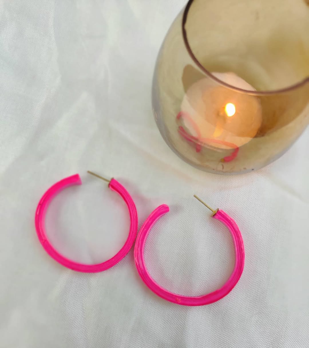 Neon Pop Hoops