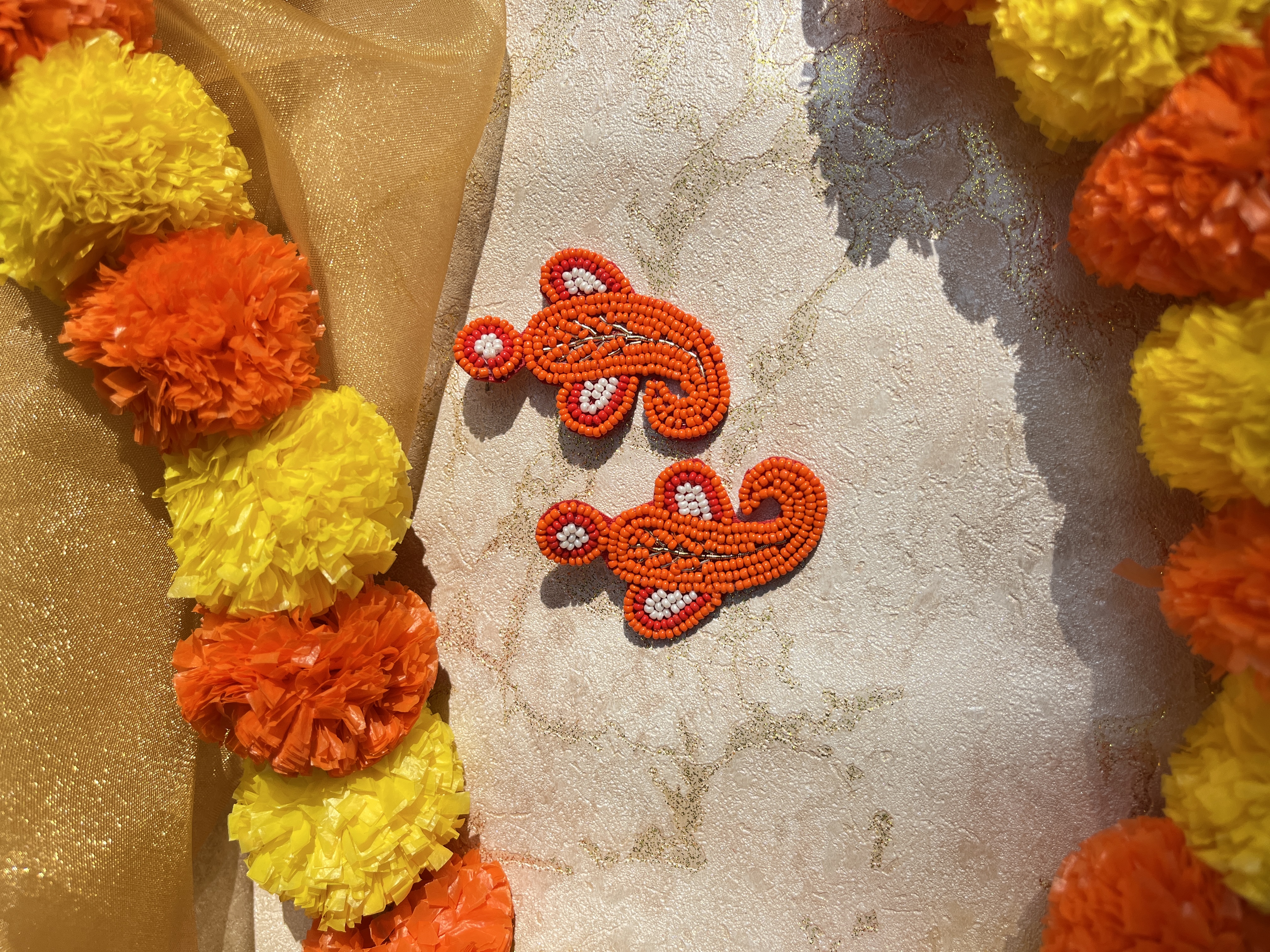 BappaGlow Handmade Beaded Earrings