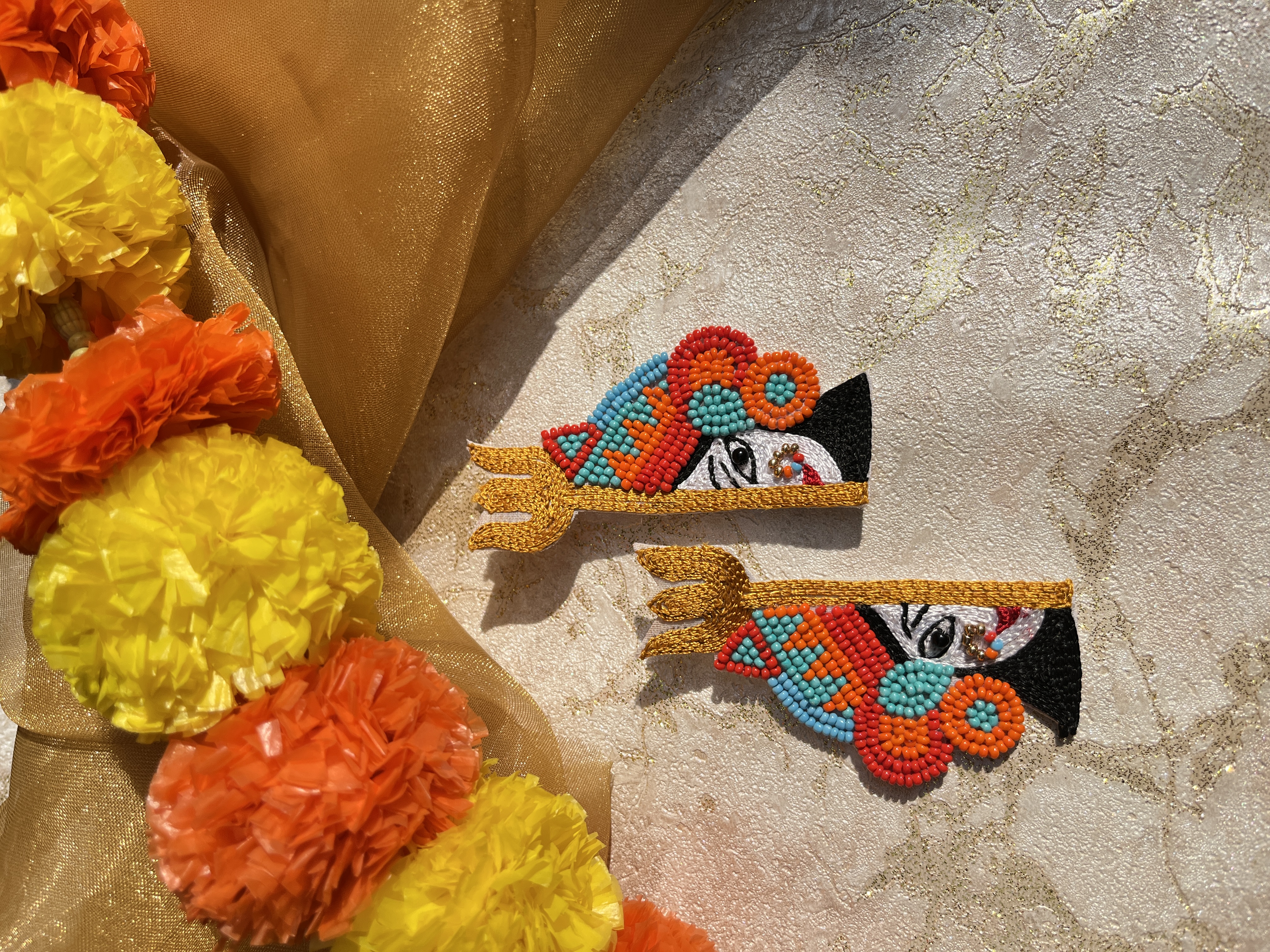 Shakti Handmade Beaded Earrings 