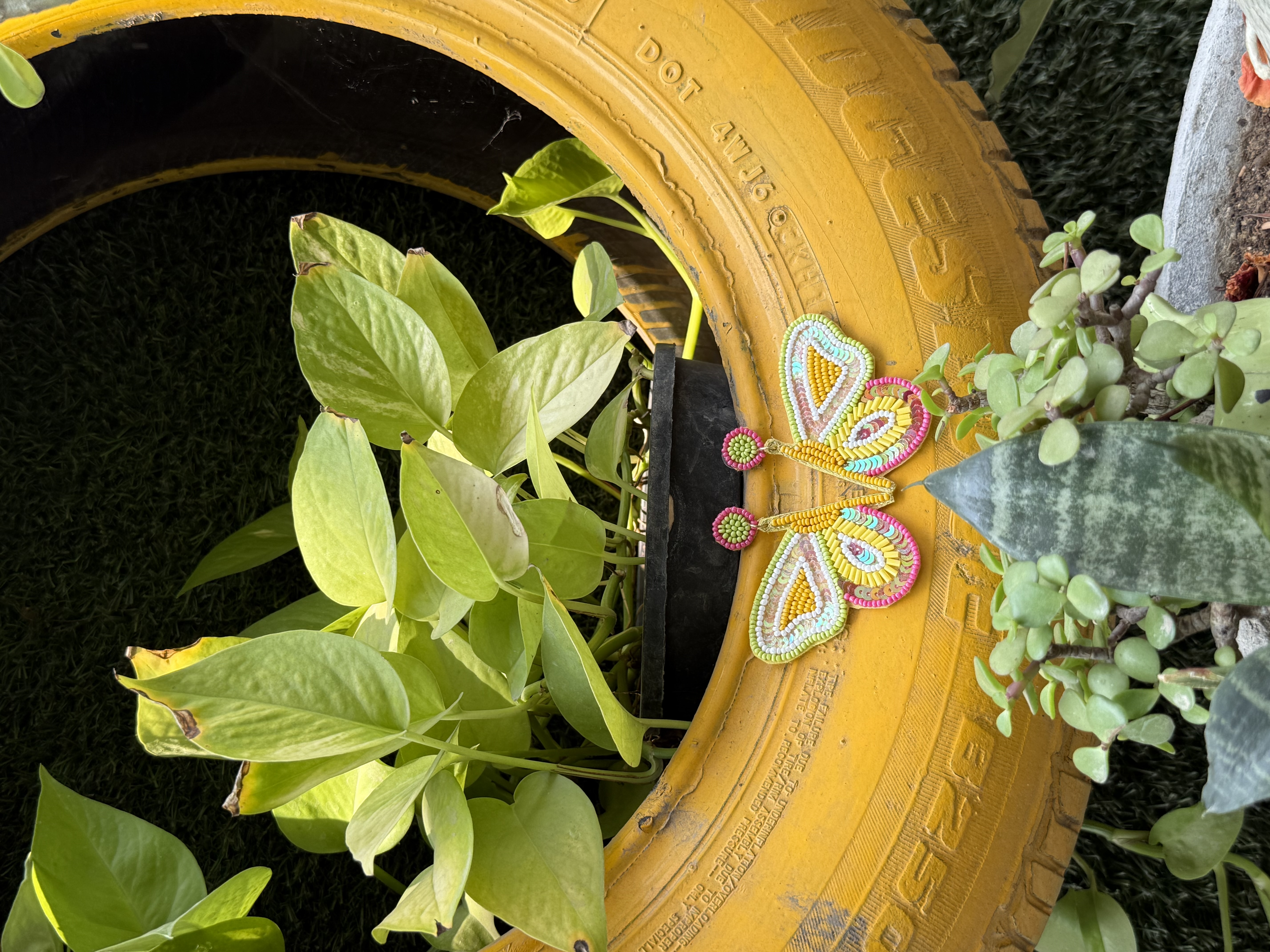  Wing It Handmade Beaded Earrings