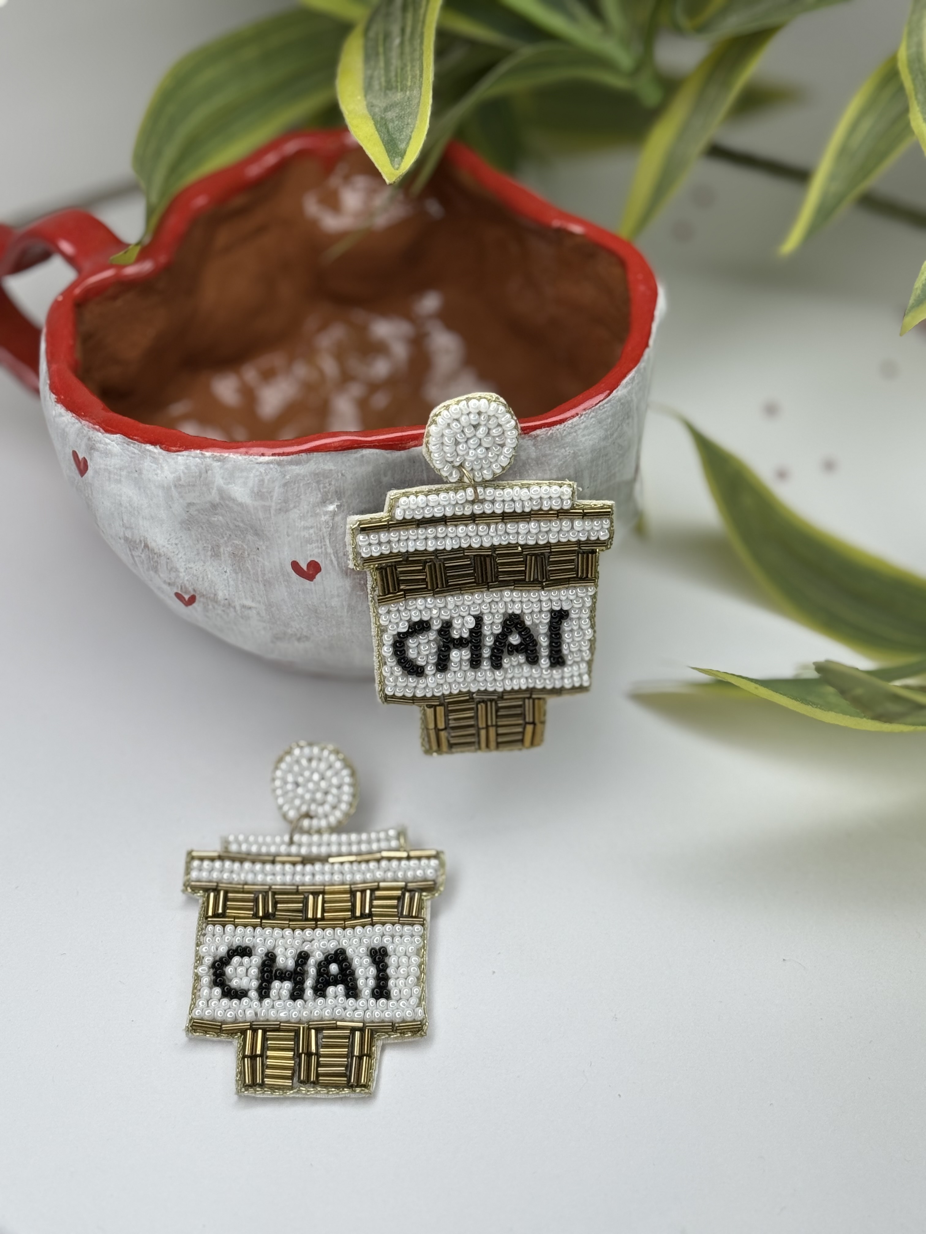 Chai High Handmade Beaded Earrings