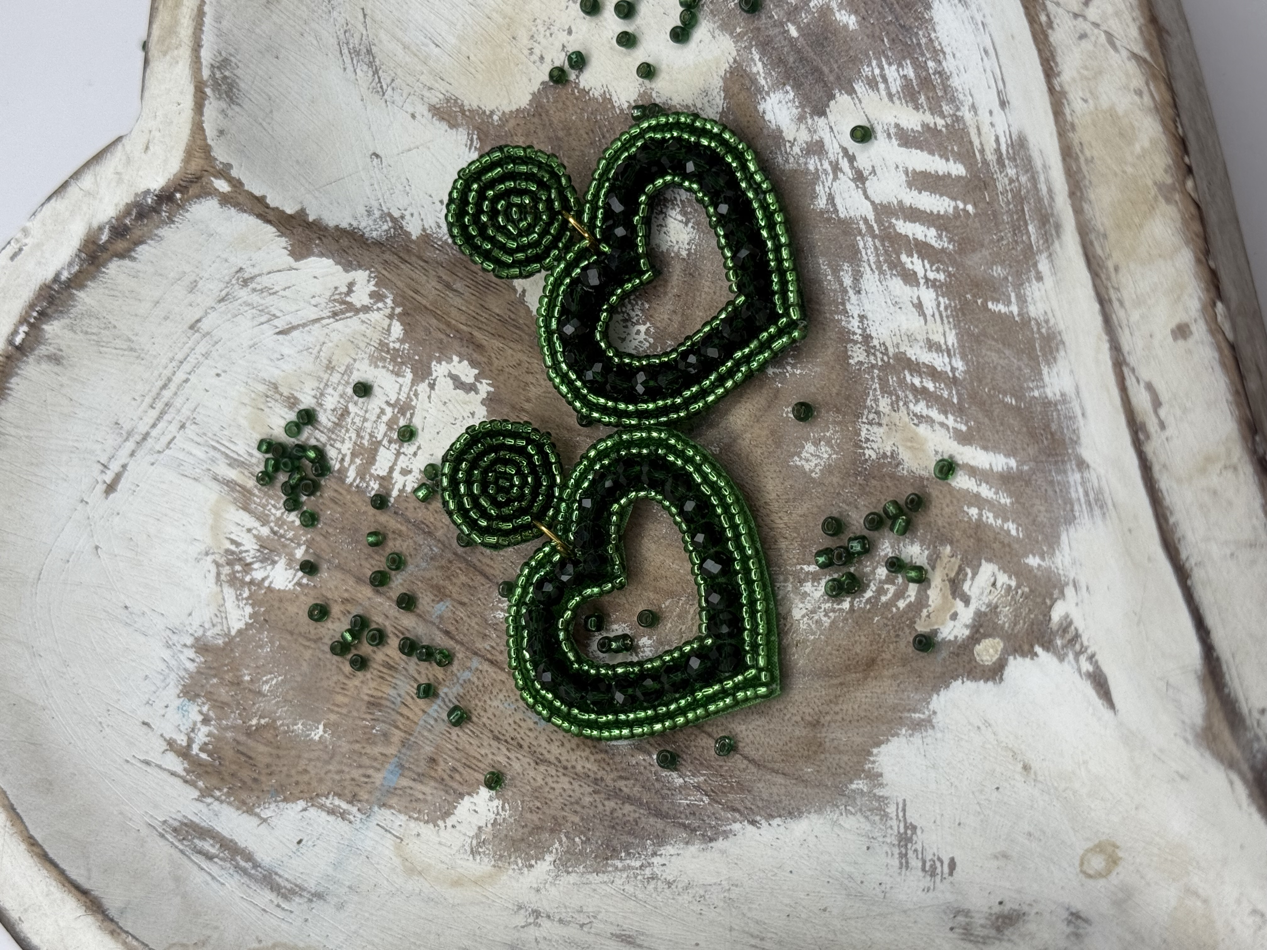 Nature Knot Handmade Beaded Earrings